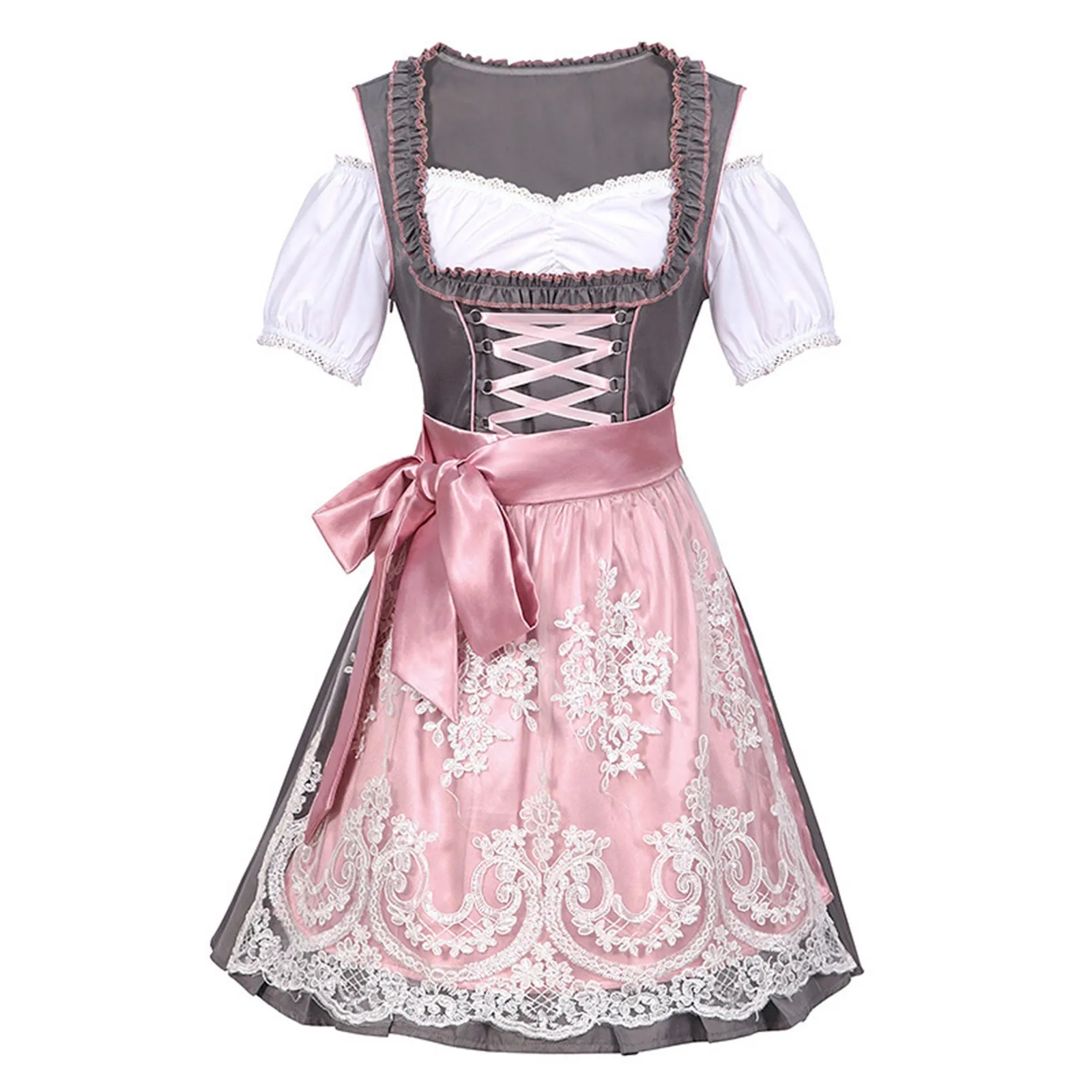 

Traditional German Bavarian Beer Outfits Women's Oktoberfest Costumes Halloween Cosplay Clothes Stage Performance Costumes