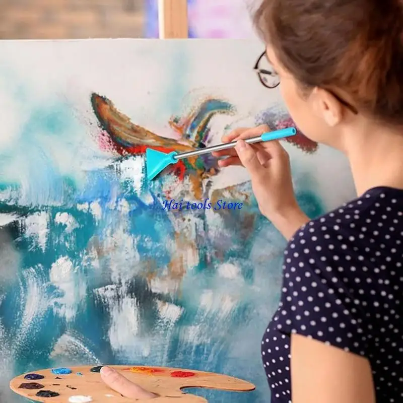 

X37e Профессиональные акриловые аксессуары 4 размер дующие сопла созвы из нержавеющей стали соломинка набор инструментов набор