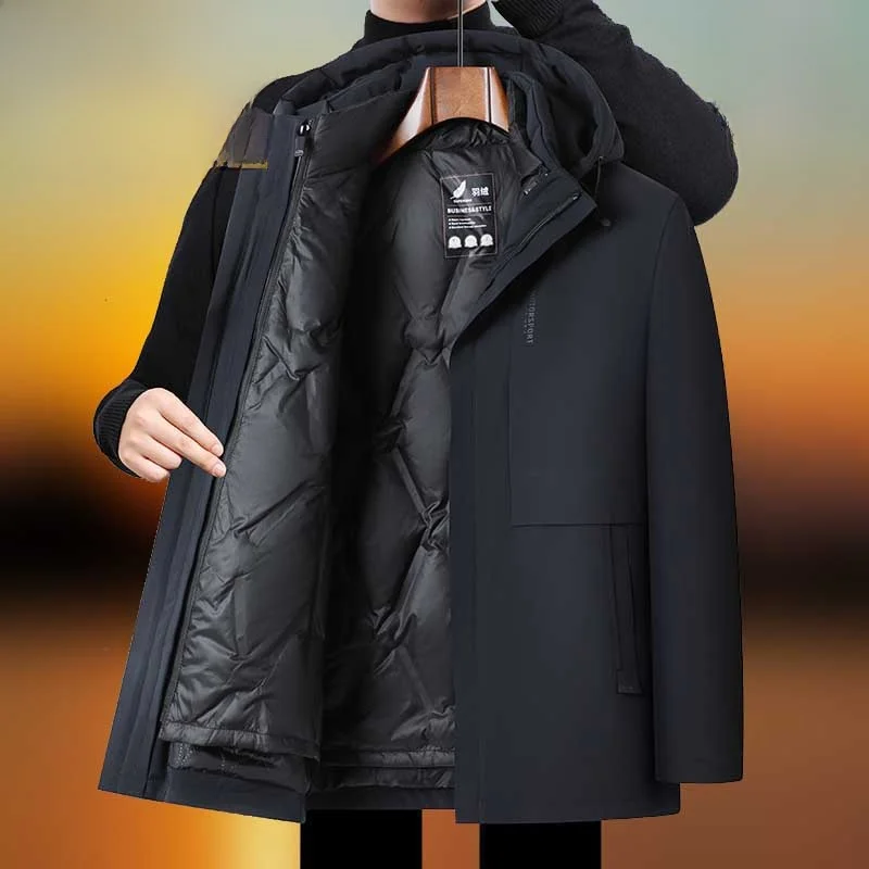 

TUCANO Dad Sle down Jaet Men's Thiened Lightweight Parka Coat Autumn Winter New Arrival for Middle-Aged And ly