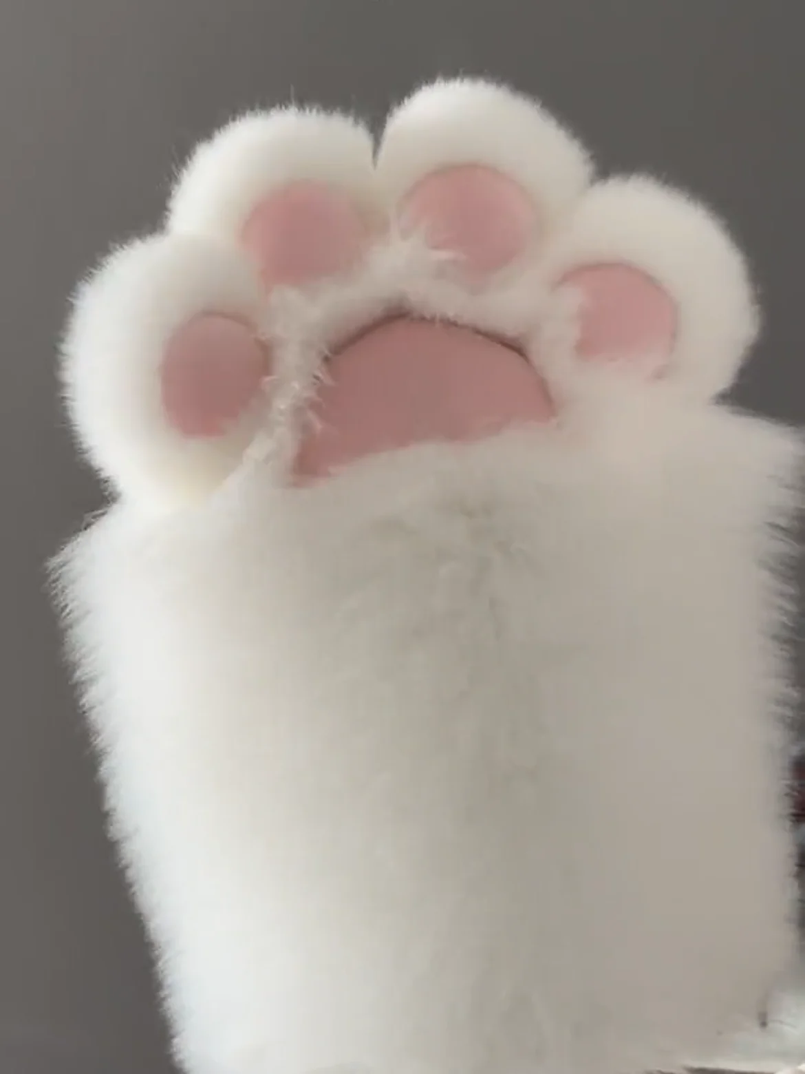 1Pair Cartoon Cat Gloves Paws Kegurumi Fursuit Paws Furry Costume Animal finger Winter Warm Fingerless Mitten Gifts