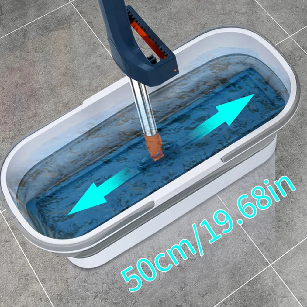 Portable Mop Bucket Folding Laundry Basket with Wheel Foldable Water Basin Household Item Camping Fishing Basin Fast Delivery