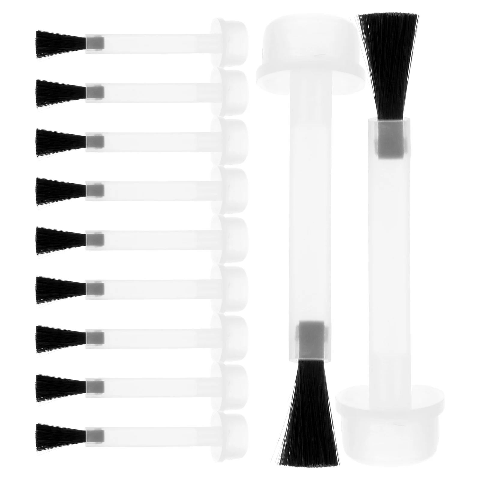 Brosse spéciale pour vernis à ongles, 20 pièces, petits capuchons HI, remplacement de gel, colle, plastique transparent