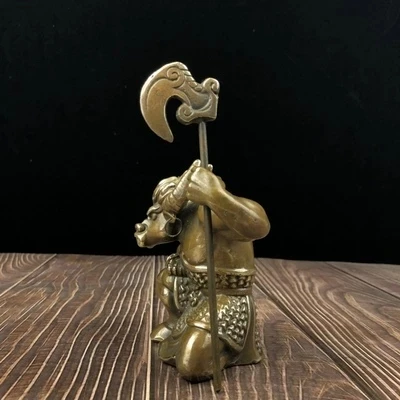 

Exquisite brass mixed world ox demon king home decoration