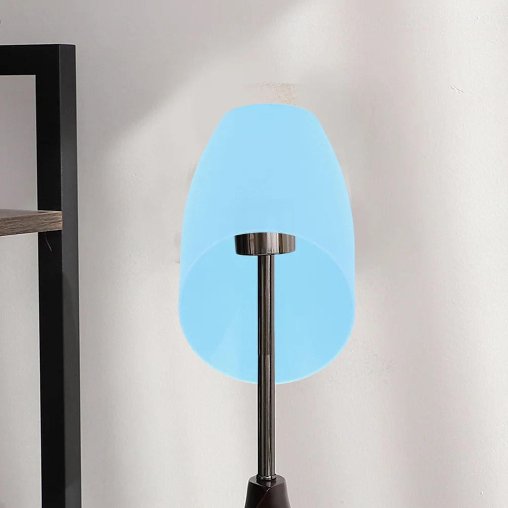 

6Pcs Horsehoof Style Lamp Shade Plastic Replacement Cover for Desk Bedside Floor Table Lamp Simple Chic Lighting Decor