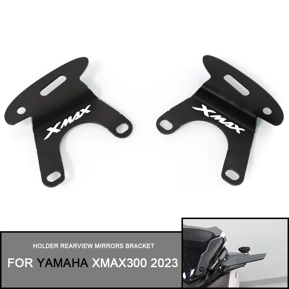 

For YAMAHA XMAX 300 2023 2024 Motorcycle Rearview Rear View Mirrors Glass Back Side Mirror Holder Bracket X-Max 300 Xmax300 2023