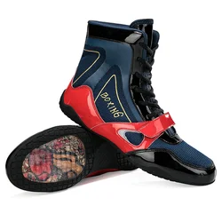 High Top Big Size 47 46 Men's Women's Boxing Shoes Sanda Shoes Combat Training Squat Wrestling Competition Boots