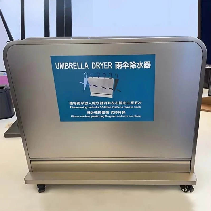 Steel Umbrella Dryer Machine Iron Wrapping Holder Wet Umbrella Dryer Remover Stand for Hotel Restaurant Office Commercial
