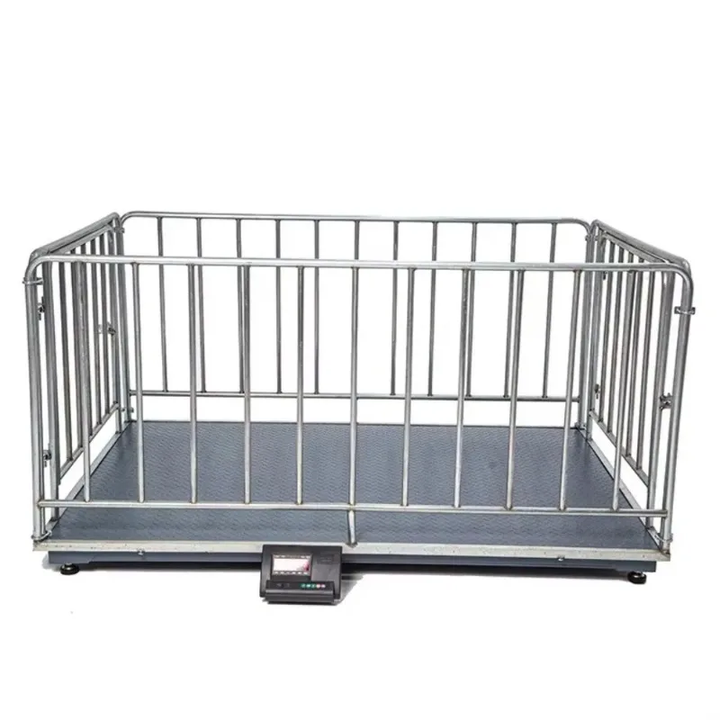 Digital Livestock Weighing Scale for Pasture 500kg/1000kg - Fence Scale for Pig Cattle Sheep - Body Weight Measuring Tool