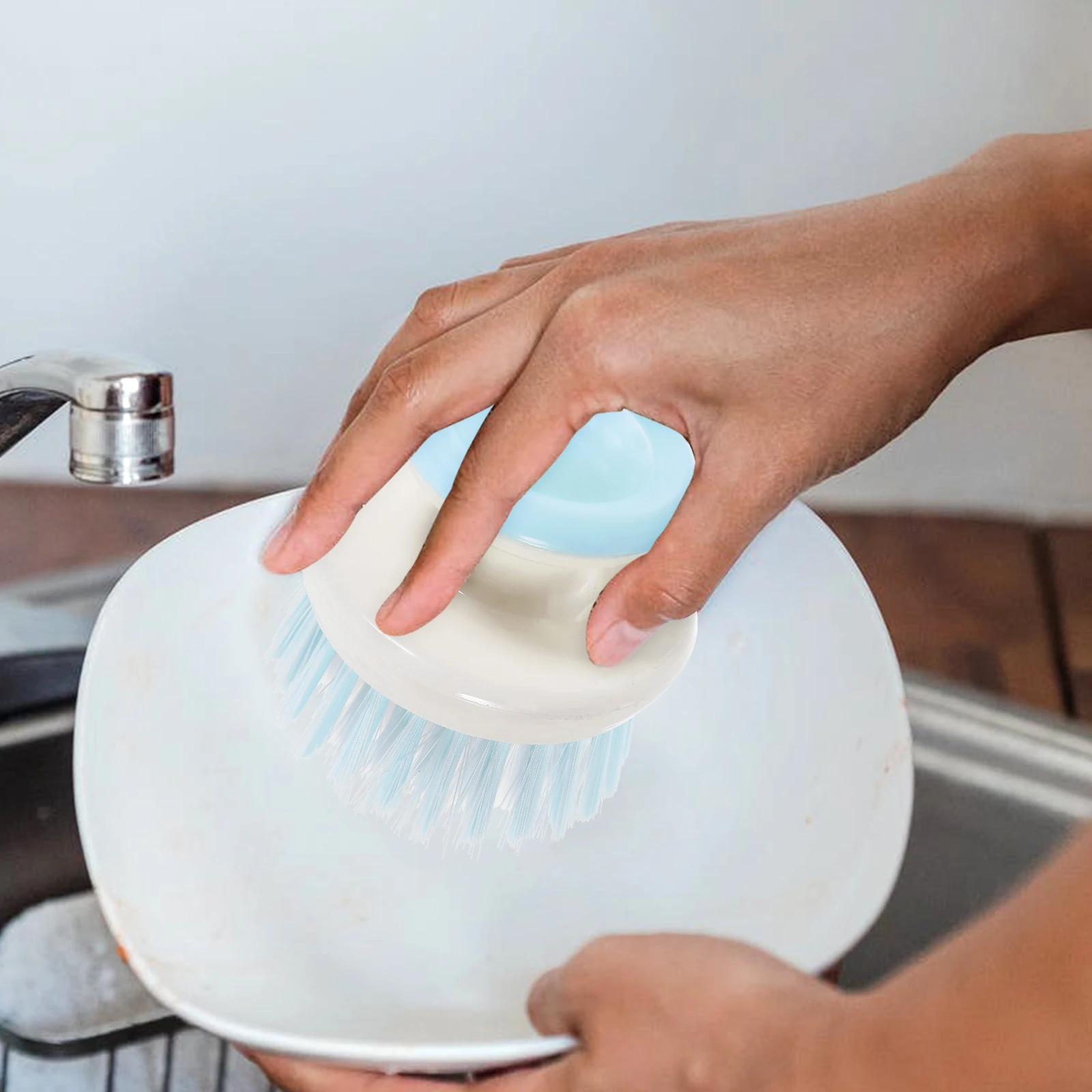 

Dish Brush Dishwashing for Kitchen Scrubber Cleaning Plastic Scrubbers Dishes Pp Pan