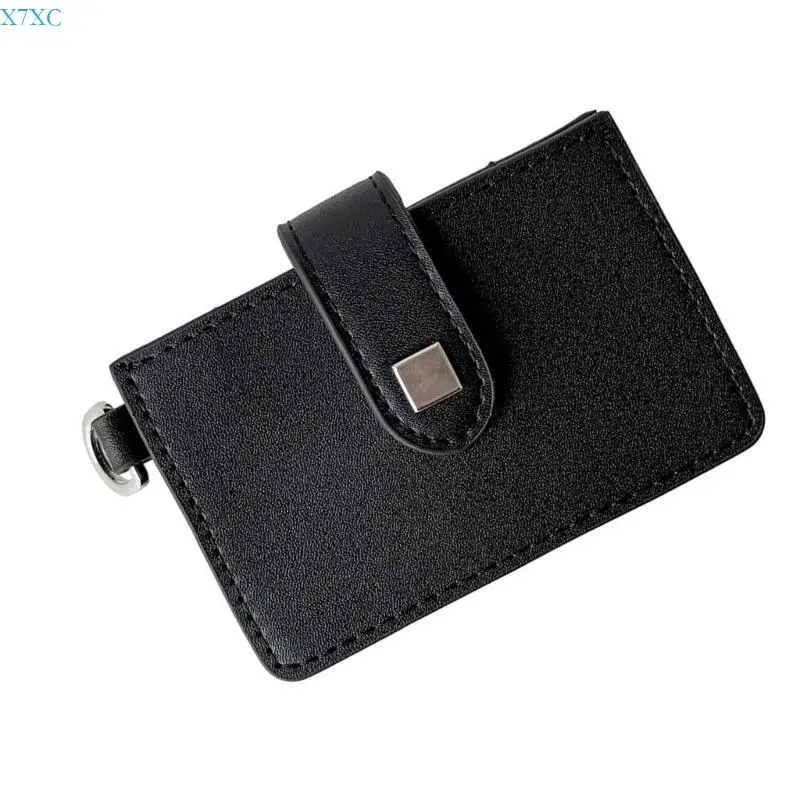 

X7XC Sophisticated Wallet for Women Portable Money Cash Purse Card Slot PU Leather Travel Bus Card Storage Pocket