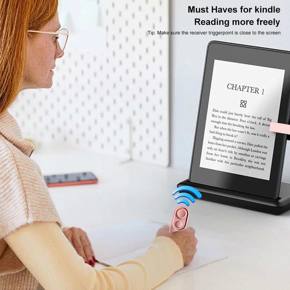 Remote Page Turner Page Turner Clicker Phone Camera Video Record Remote Triggers Clicker Page Turner Kindle Accessories