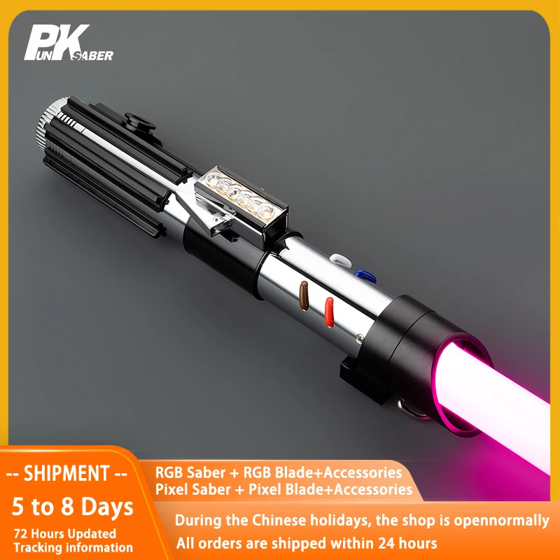 

PunkSaber Lightsaber Neopixel Jedi Laser Sword Heavy Dueling Sensitive Smooth Infinite Changing Hitting Sound Light Saber Toys