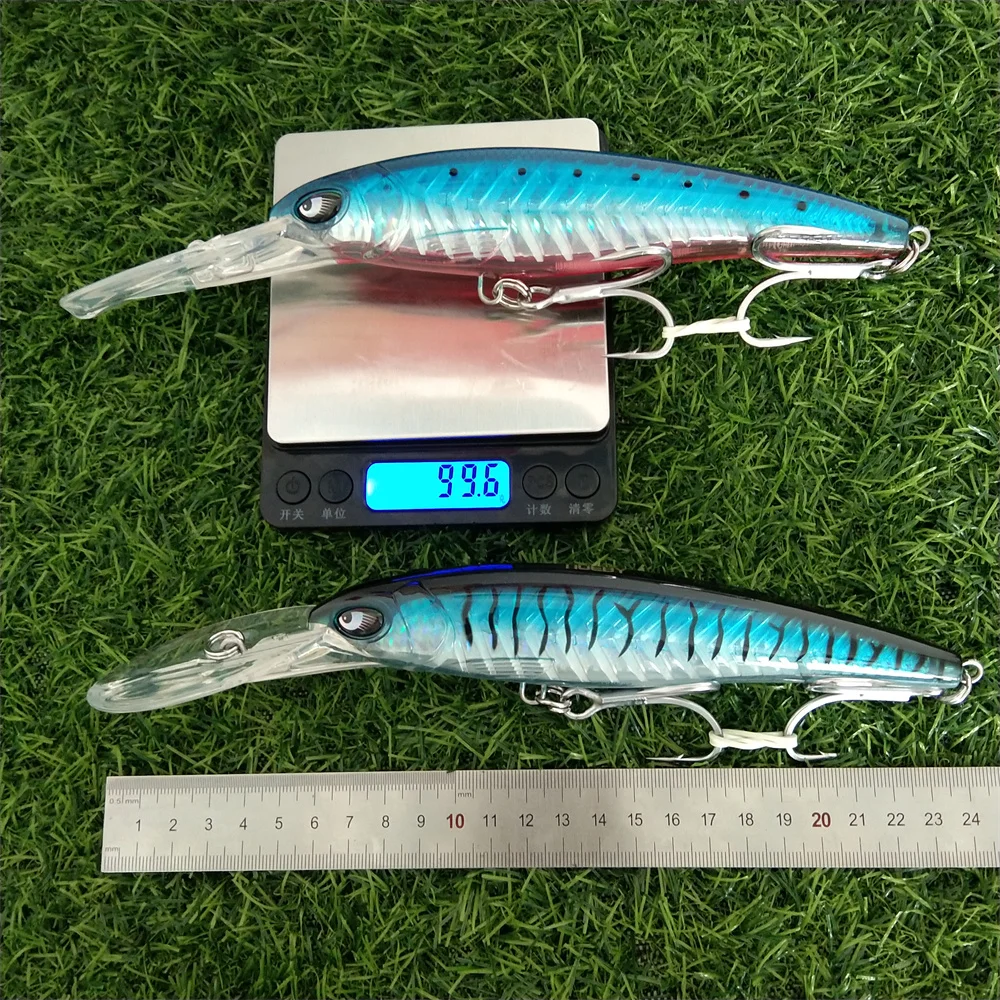 Imagem -05 - Isca de Pesca Flutuante com Olhos 3d Isca Artificial Wobbler Baixo Sável Grande 14cm 47g 18cm 94g Pcs