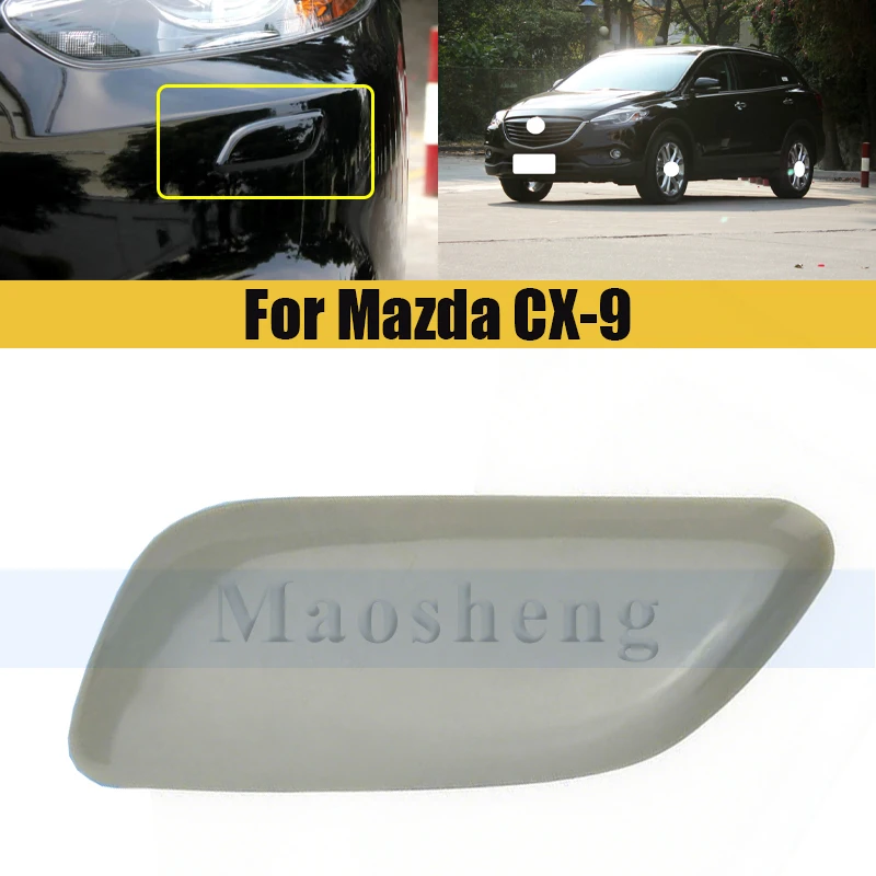 

Неокрашенная крышка форсунки омывателя передней фары, крышка привода для Mazda CX-9, крышка форсунки омывателя фар TK33-51-8H1