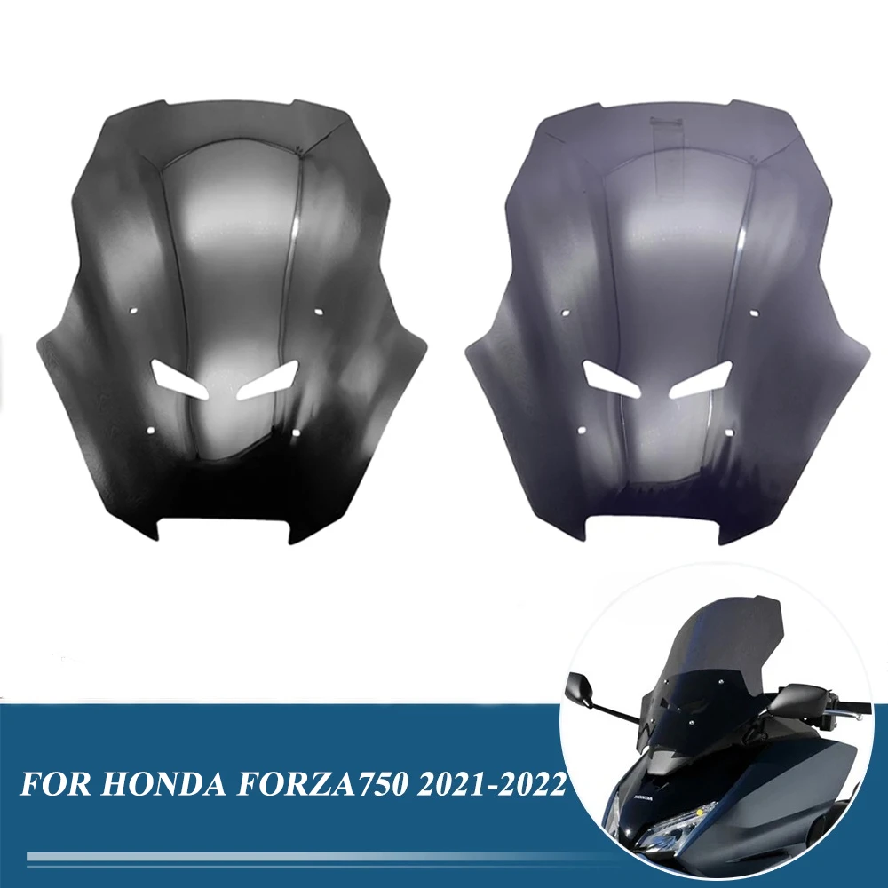 

For HONDA FORZA750 FORZA 750 2021-2022 Motorcycle front windshield heighten windscreen wind shield