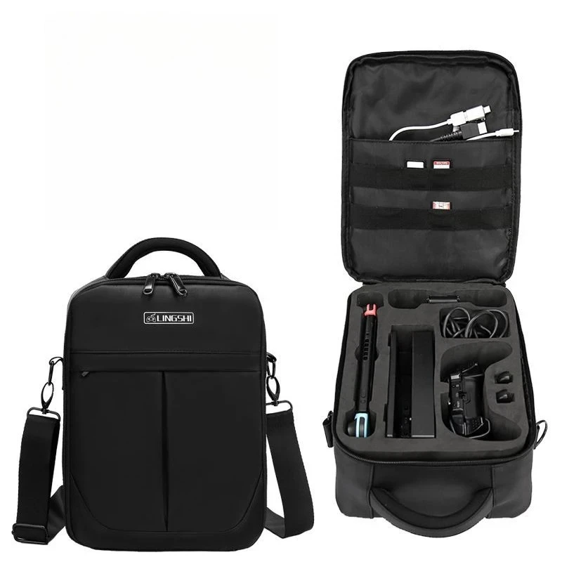 

Portable Storage Bag Carrying Case for Nintendo Switch / Switch OLED Console Accessories Joy-con Game Host Shoulder Bag