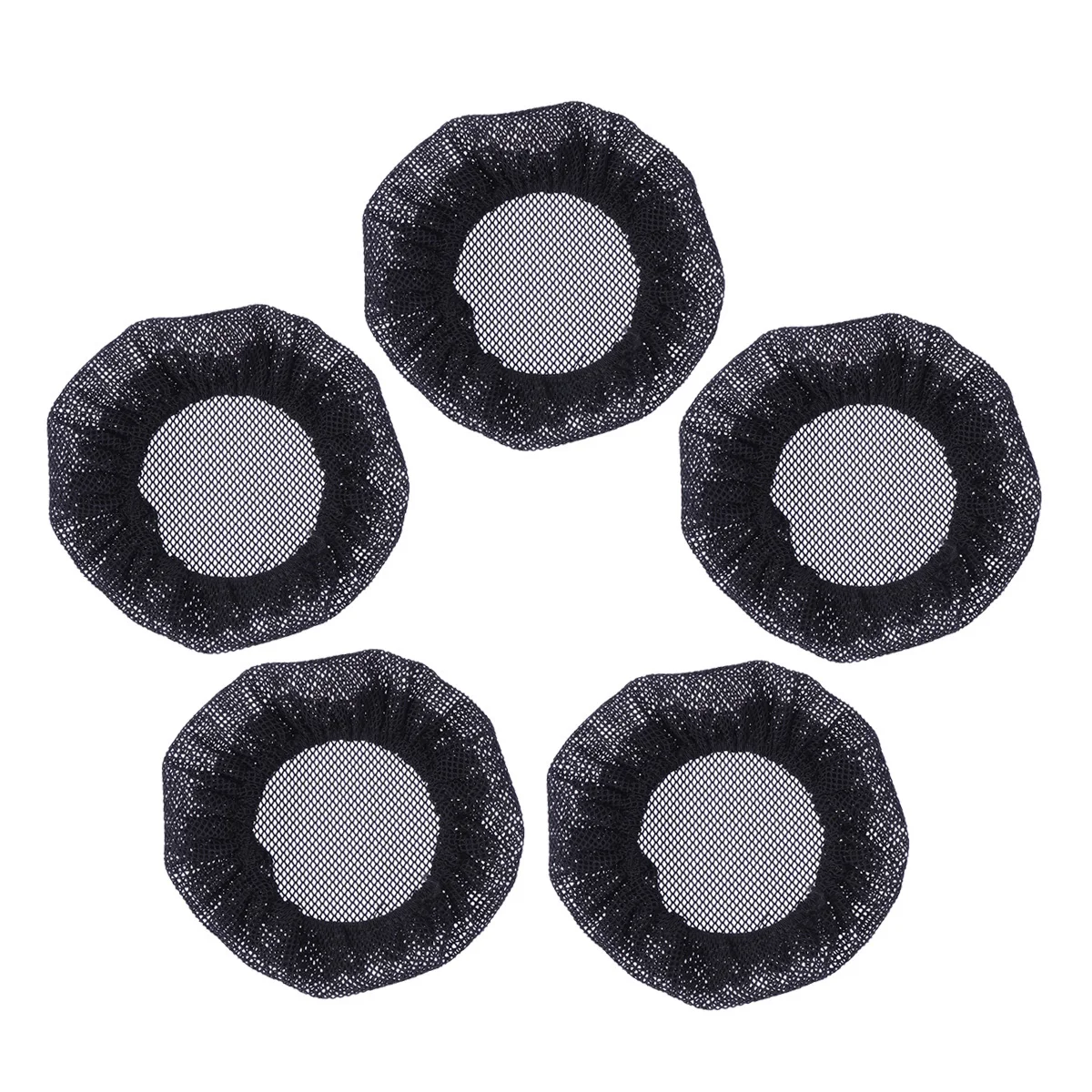 

5 шт., балетная танцевальная сетка для волос с большим отверстием, чехол для булочек для женщин и девочек, многоразовые легкие аксессуары, балетные сетки, сетка для танцевальных булочек для волос