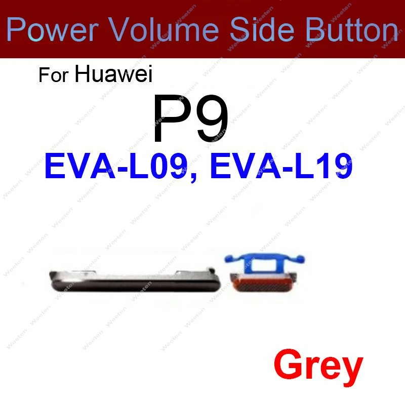 ON OFF Power Volume Buttons For Huawei P9 P9 Plus P9 Lite 2016 2017 Up Down Power Volume Side Button Switch Keys Repair Parts