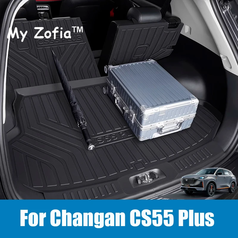 

For Changan CS55 PLUS 2nd Generation 2023 2024 2025 Car Trunk Mat Luggage TPE Waterproof Mat Cargo Floor Tray Guard Accessories