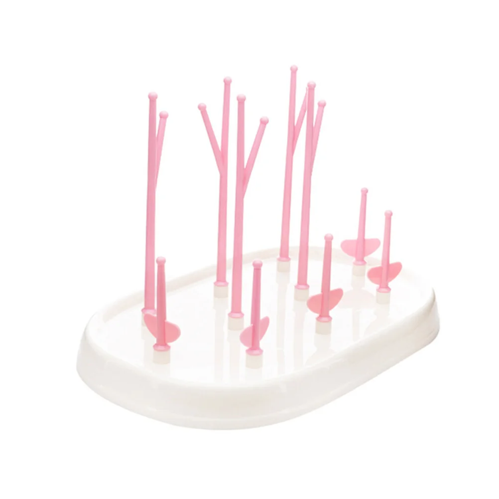 رف تجفيف زجاجات الأطفال، حامل تخزين قابل للفصل لزجاجات الأكواب، منظم تغذية متعدد الوظائف، حامل مجفف مرن #6