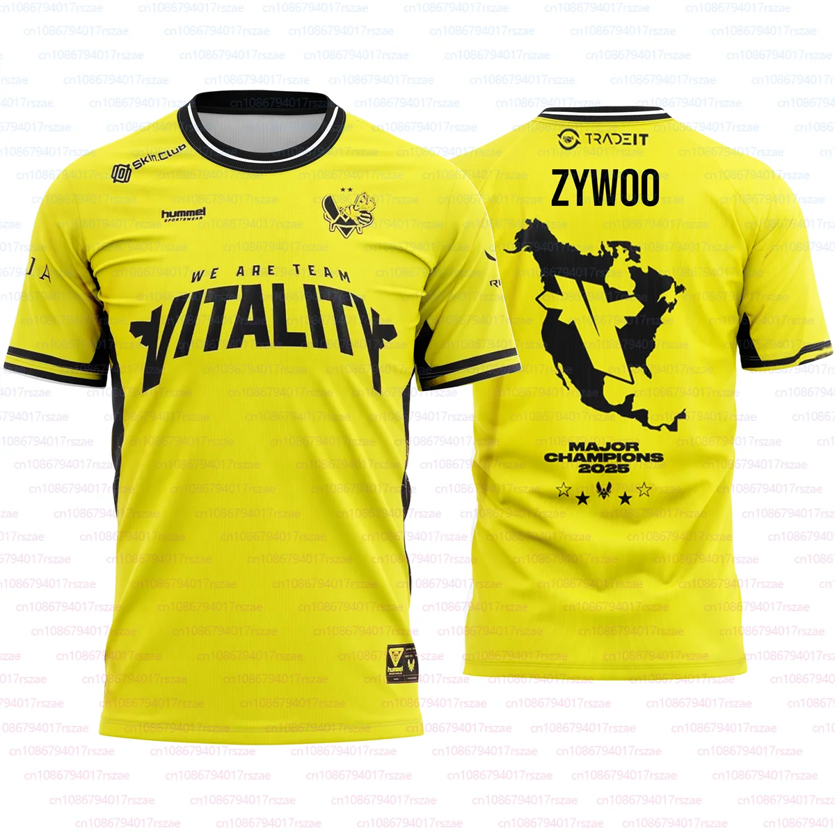 

Vitality University CS2 Major 2025 Two Star Джерси Киберспортивная командная форма Мужская мода с круглым вырезом Дизайнерские футболки Zyw0o Ropz Футболки для фанатов