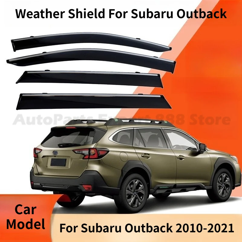 

Modification Parts Weather Shield For Subaru Outback 2010-2021 Window Visor Rain Guard Deflector Windshield Awning Trim