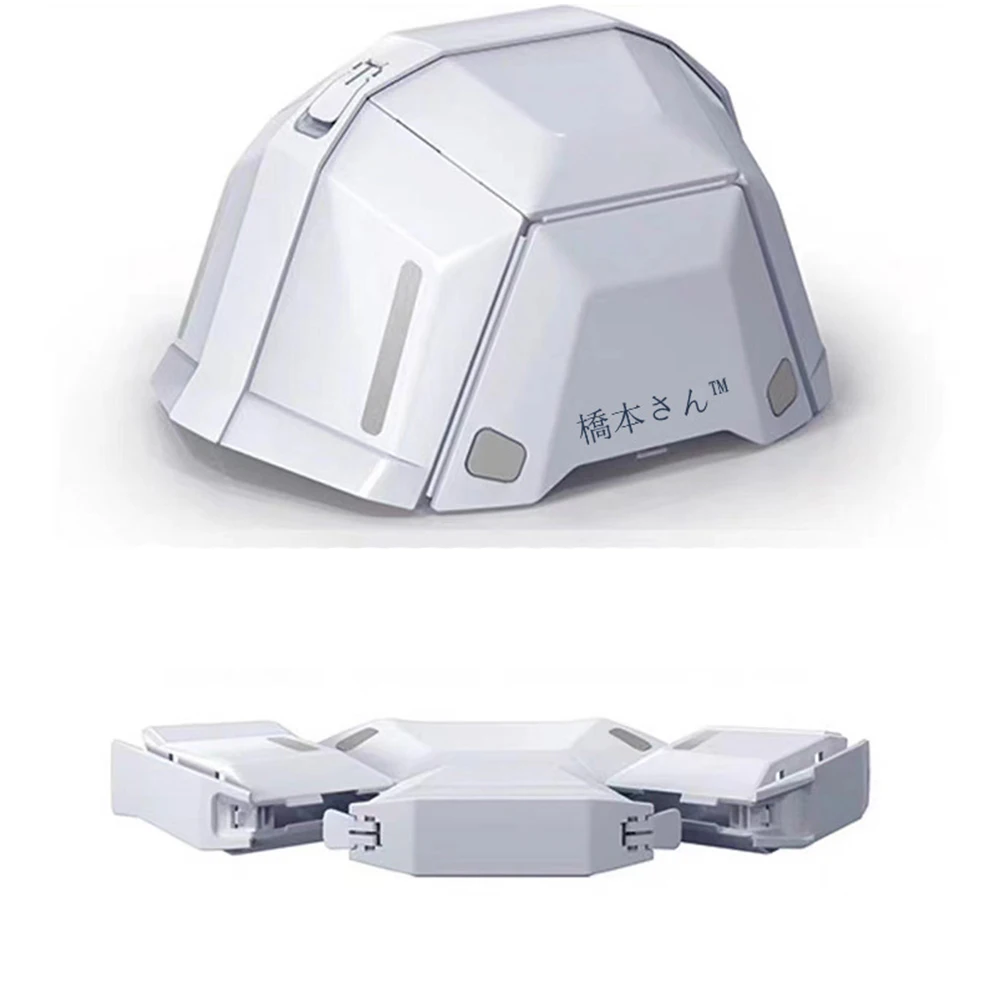 Portable Folding Helmet Disaster Prevention Helmet Portable Emergency Hat Blue Sky Rescue Protective Hat For Safety Equipment