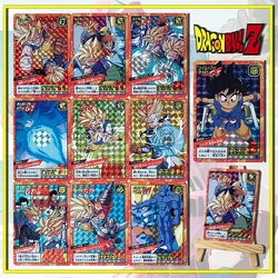 Anime Dragon Ball Son Goku Son Goten Bejita Yonsei DIY homemade grid flash card boy Toy collection Birthday Christmas gift