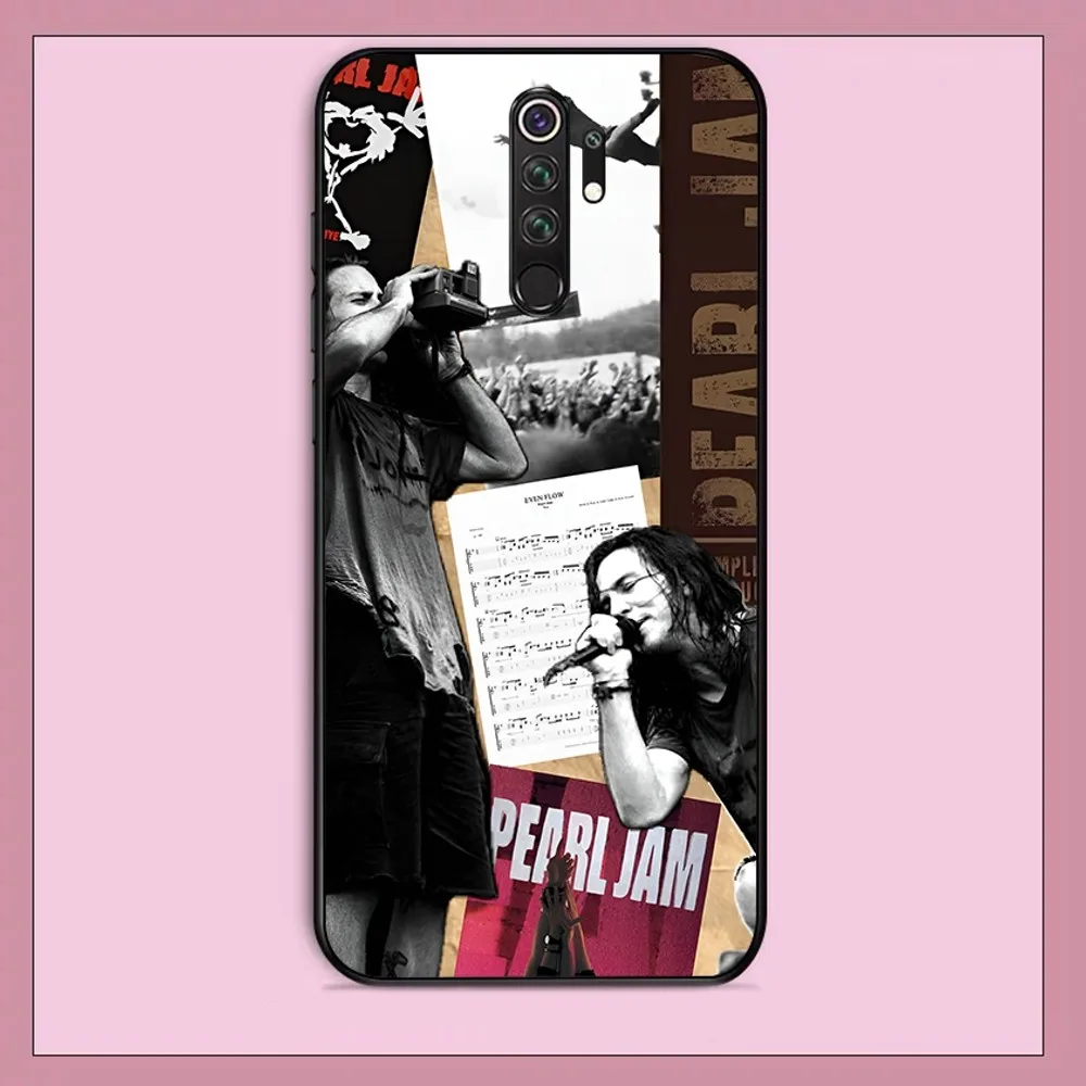 Pearl Jam R-Rock Band Phone Case For Redmi Note 4 X 5 A 6 7 8 T 9 9S 10 11 11S 11Epro Poco M3 pro