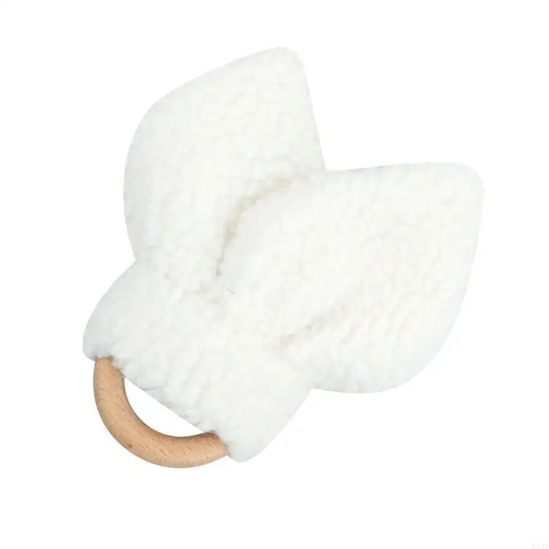 

F19F Gentle & Comfortable Teething Pendant for Infants & Cloth Teether Convenient Baby Teething Solution for Boy Girls