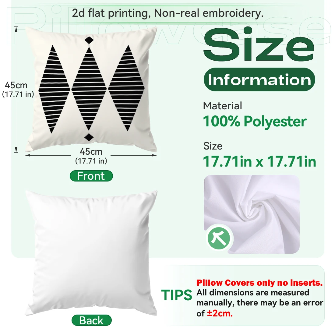 1/4pcs Black--White Geometric Lines Cushions Pillowcase Polyester Cushion Cover Throw Pillow Pillowcover Home Car Sofa Decor