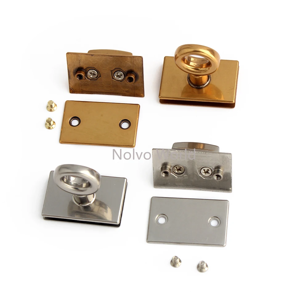 2/5/10Sets Metal Ring Trigger Snap Hook For Shoulder Handbag Strap Bags Adjust Pin Buckles Rivet Puller Slider Locks Accessories