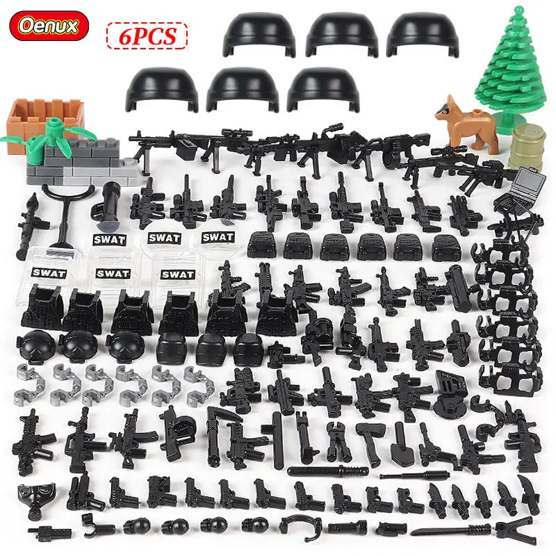 Oenux 2020 Mini Russian ALPHA Force Figures Military Small Building Block Russian Army Soldiers Block Brick MOC Toy Kids Gift image 6