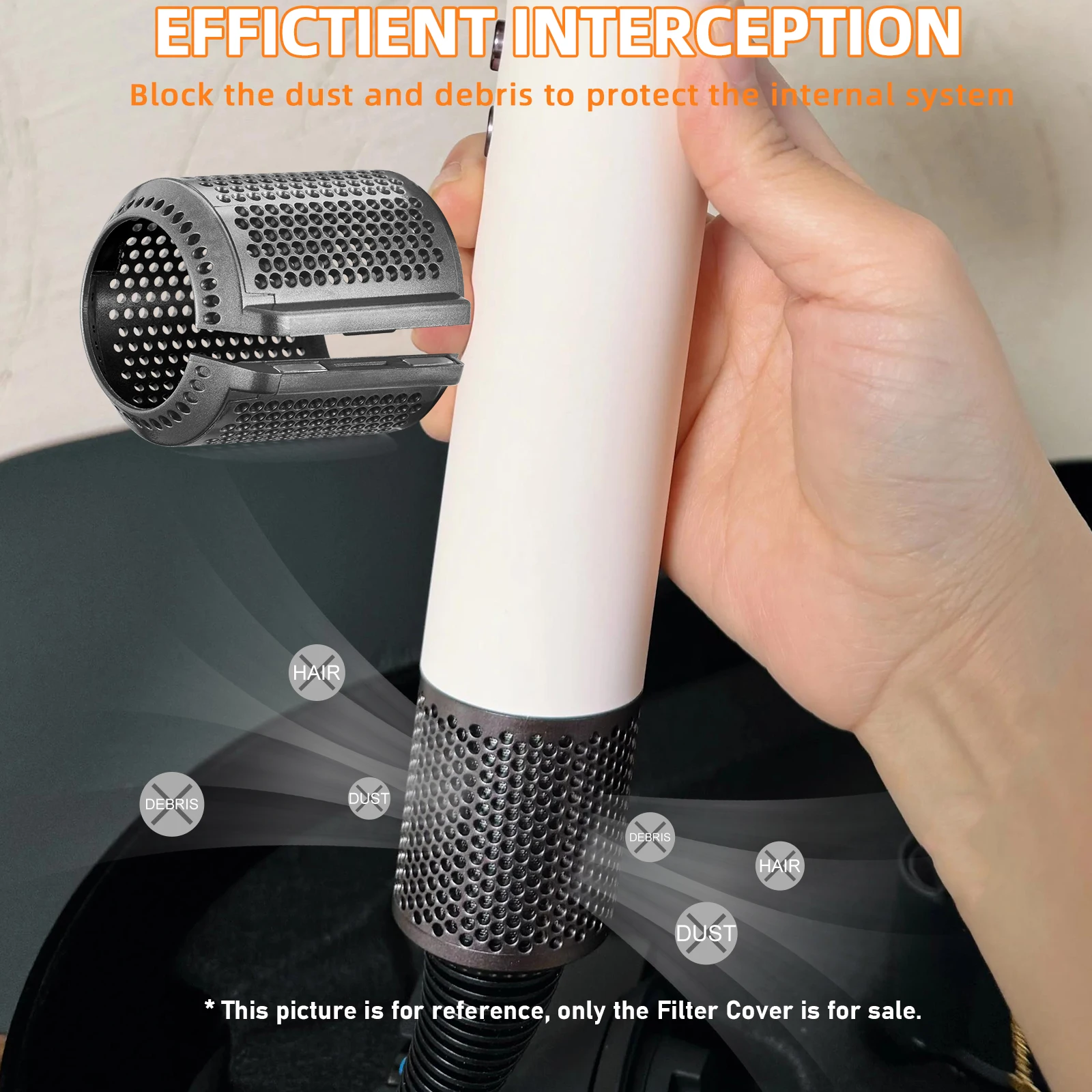 Magnetic Filter Cover for Dyson Hair Dryer HD01 HD03 HD08 HD15 Replacement Outer Dust Cover Suction Opening Buckle Accessories