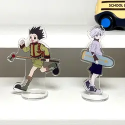 HUNTER×HUNTER Acrylic Stand Gon Freecss Killua Zoldyck Figure Display Game Goods Collection Desk Decor Kawaii Ornament Cute Gift