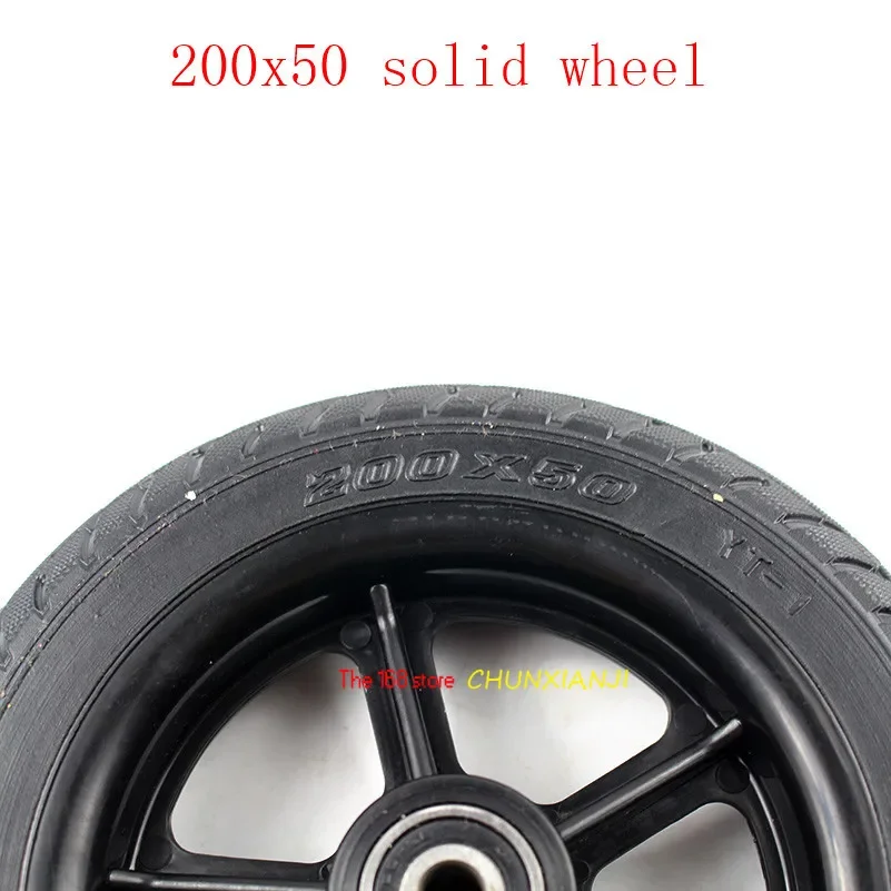 Good quality 200x50 Solid wheel 8 inch tire fit Hoverboard Two Wheels Electric Self Balancing  Scooter  tyre