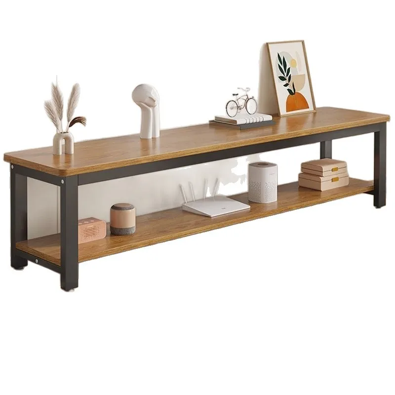 Living room rental house household small apartment coffee table long low cabinet simple TV cabinet rack