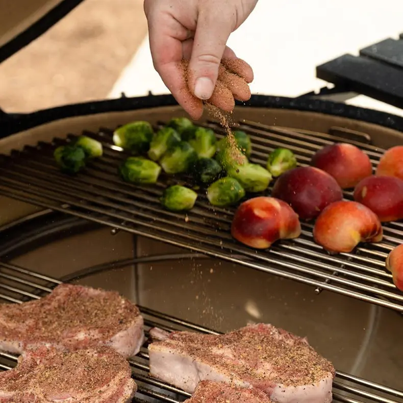 Multi-layer Stainless Steel Barbecue Grill, Large Green Egg Multi-functional Grill Mesh, Barbecue Mesh Multi-layer Bold Barbecue