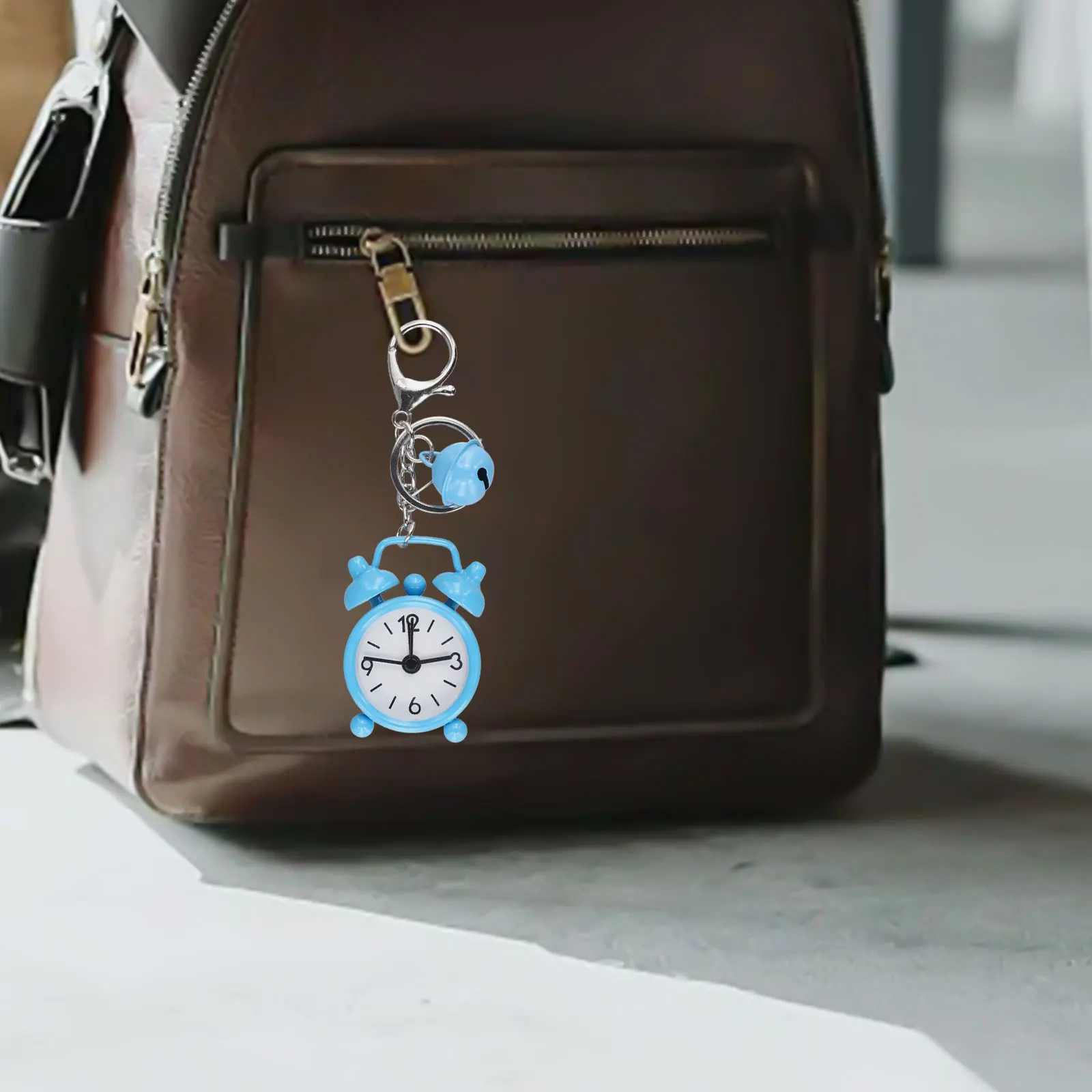 Portable Keychain for mini Alarm Clock Keychain For Birthdays Creative Design Decorative Accessory Portable And Compact