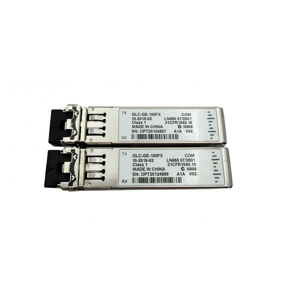 For Cisco GLC-GE-100FX SFP Transceiver 100BASE-FX 100Mbps 1310nm 2km MMF SC Fiber Module Compatible Switch