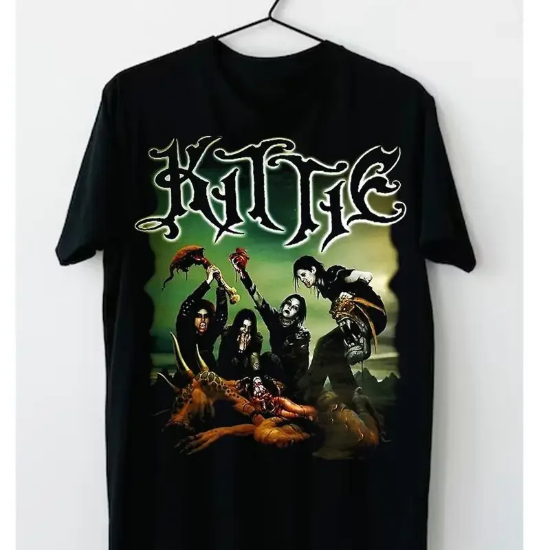 Sale Classic Kittie Band Album Funny Men All Size T Shirt
