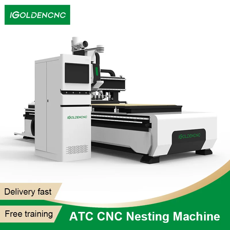 Automatic Tool Change CNC Engraving Machine ATC CNC Wood Cutting Machine
