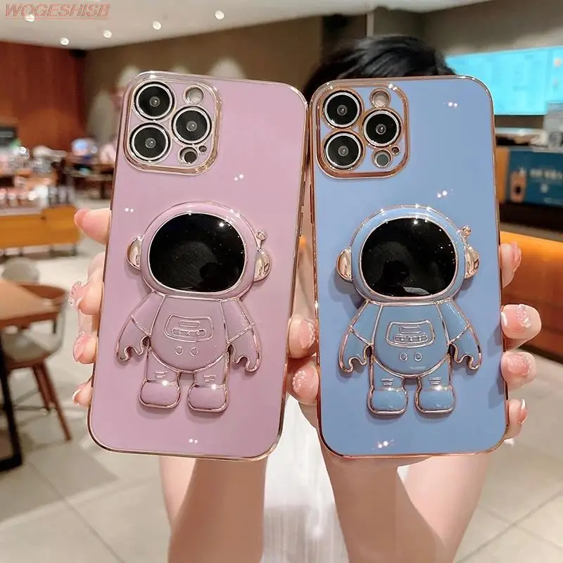 Квадратный чехол для Huawei Y9a, Y7a, Y9s, Y6s, Y8p, Y7p, Y6p, Y6, Y7, Y9 Prime, Nova Y91, Y71, Y61, Y90, Y70, 3i, 5T, 8i, астронавт, кольцо-держатель для телефона