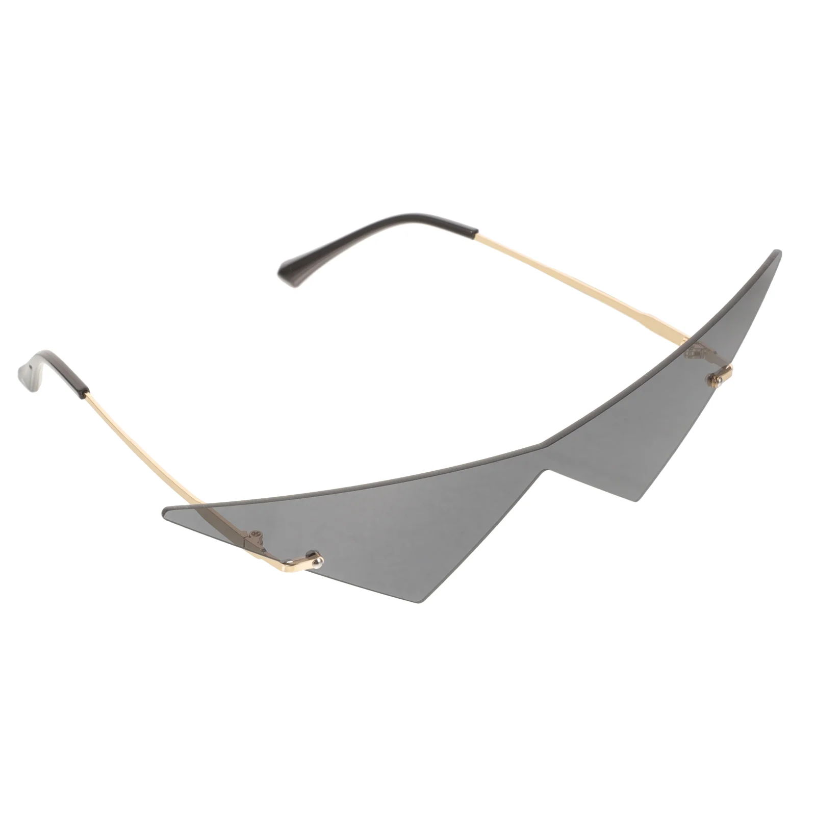 

Fashion Men's Novelty Sunglasses and Women Women's Girls Plastic Metal Fashionable Triangular for Mens