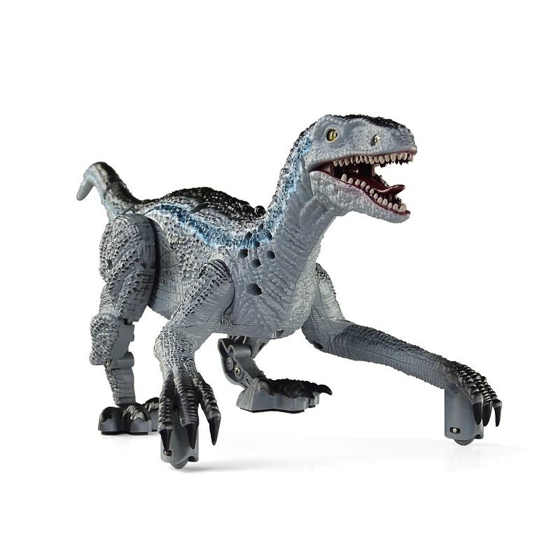 Remote Control Dinosaur Toys Walking Robot Dinosaur Roaring Sound Simulation Velociraptor RC Electronic Dinosaur Toy