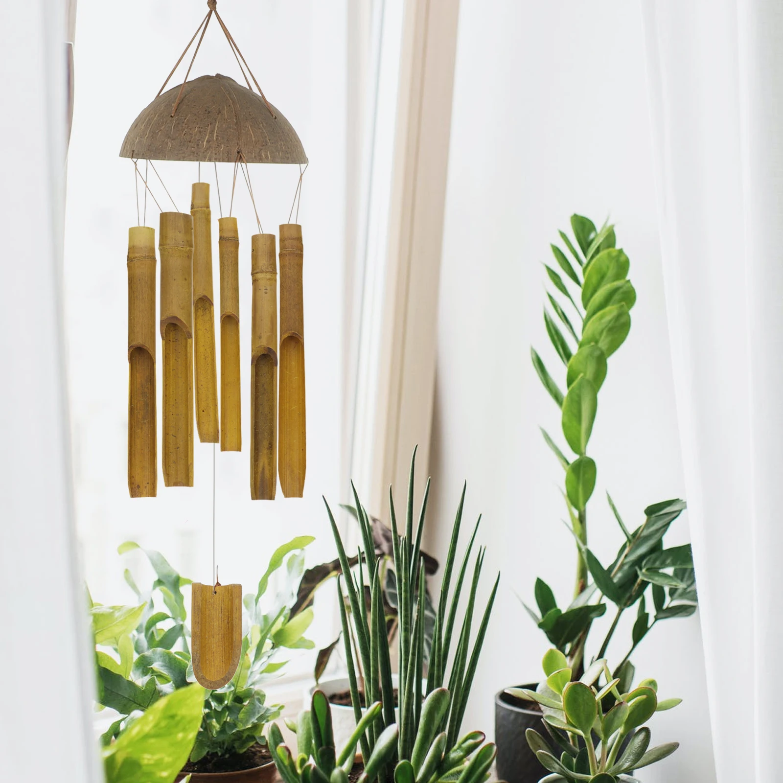 

Handmade Wind Chime Accessories Bamboo Tube Decorative Tubes for Diy Chimes Crafts Bell Supplies