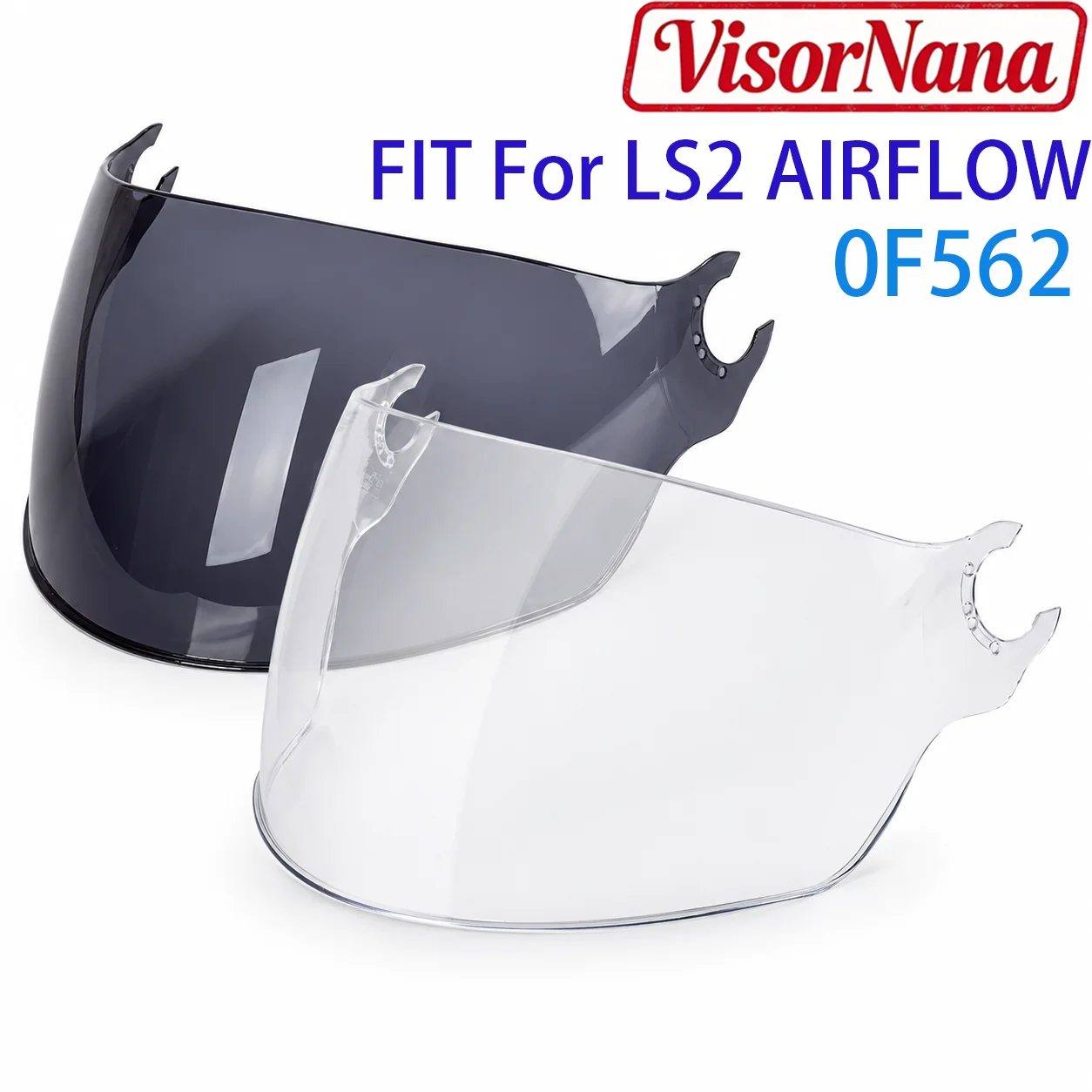 Hot Sale LS2 AIRFLOW Helmet Wind Shield LS2 OF 562 Helmet Visor Black Mica Replacement Parts Capacete De Moto Cascos Para Moto