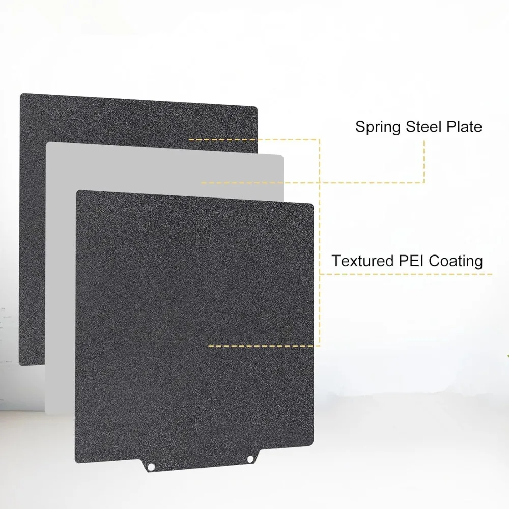 Für Snapmaker A350T Bauplatte Texturierte PEI Doppelseitige PEI Flexible Federstahlplatte 335x365mm für Snapmaker A350/F350 Druckbett – Detail 2