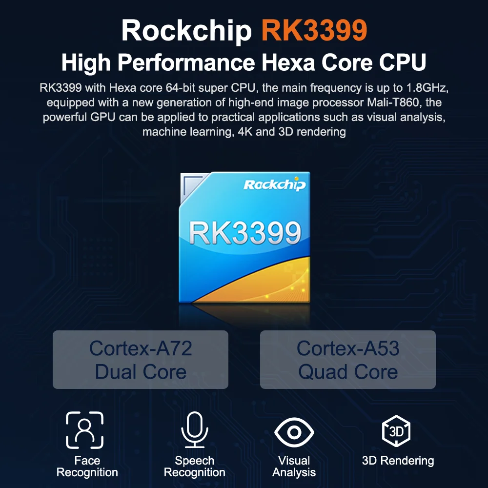 PC genggam kelas industri ultra tipis, Rockchip RK3399 Sumber Terbuka Android Linux OS Gigabit RJ45 Audio HDMI