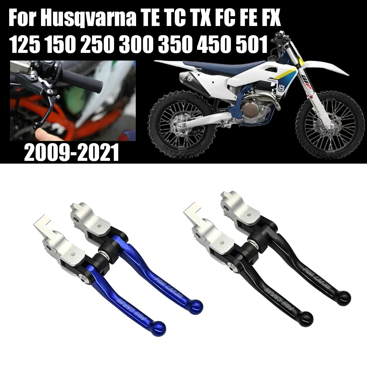 

Motorcycle MAGURA CNC Clutch Brake Lever For Husqvarna TE TC TX FC FE FX 125 150 250 300 350 450 501 2017 2018 2019 2020 2021